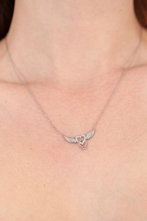گردنبند نقره سفید زنانه 925 عیار VICTOR ANGELS - کد 648427187