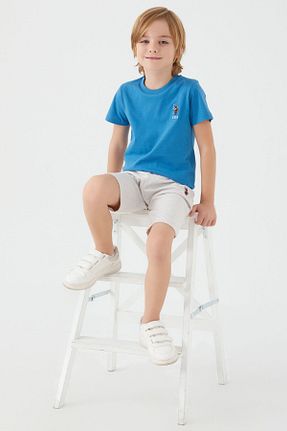 ست بالاتنه و پائین تنه آبی مردانه بافت U.S. Polo Assn. - کد 649439817