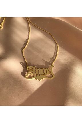 گردنبند نقره طلائی زنانه 925 عیار N!da Jewelry - کد 649440579