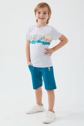 ست بالاتنه و پائین تنه سفید بچه گانه بافتنی U.S. Polo Assn. - کد 649450289