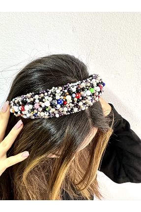 تاج مشکی زنانه مخمل alsaccessories - کد 649614247