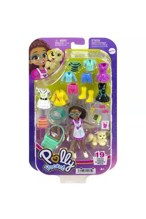 عروسک و اکسسوری صورتی بچه گانه Polly Pocket - کد 649847505