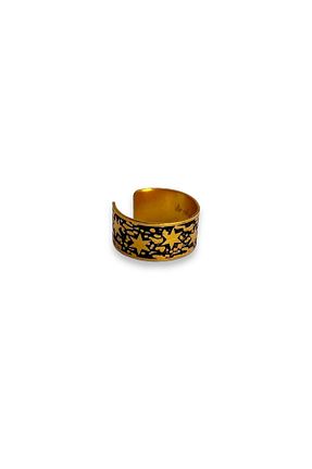 انگشتر استیل (فولاد) طلائی زنانه استیل (فولاد) YÖRÜK TASARIM - کد 649912951
