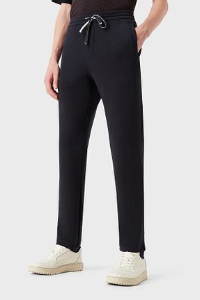شلوار سرمه ای مردانه پنبه - پلی استر - الاستین Emporio Armani - کد 172331678