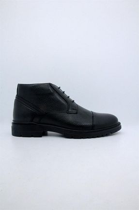 بوت / نیم بوت مشکی مردانه چرم خالص Pierre Cardin - کد 650022294