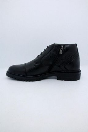 بوت / نیم بوت مشکی مردانه چرم خالص Pierre Cardin - کد 650022294