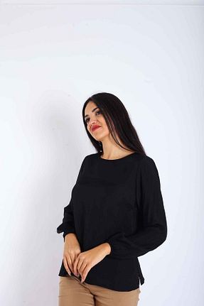 بلوز مشکی زنانه ساده Blues Outlet - کد 649436974