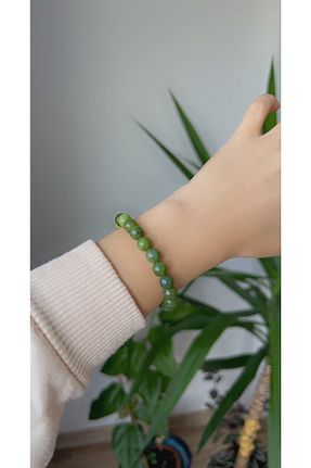 دستبند جواهر سبز زنانه سنگ طبیعی Doğaltaş - کد 274926617