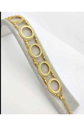 دستبند جواهر طلائی زنانه زیرکن barisiva gold - کد 650214788