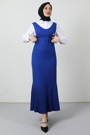 لباس حجاب آبی زنانه Jile Genel Markalar - کد 650457577