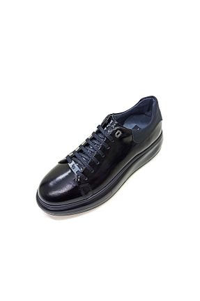 کفش کژوال مشکی مردانه چرم خالص LUCIANO BELLINI - کد 650562482