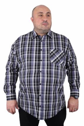 پیراهن مشکی مردانه سایز بزرگ کد 651598806
