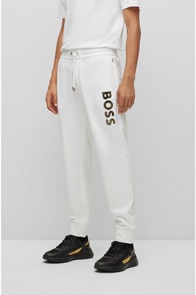 شلوار سفید مردانه بافتنی BOSS - کد 650643474