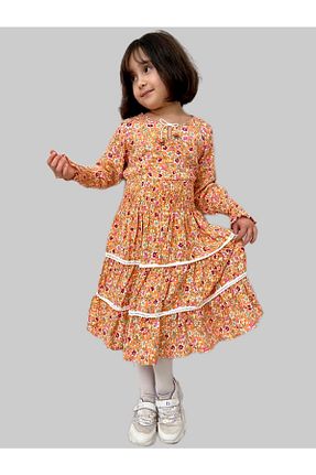 لباس نارنجی زنانه بافتنی Esterella - کد 650973679