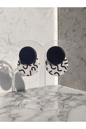 گوشواره جواهر مشکی Gizy Store - کد 652416645