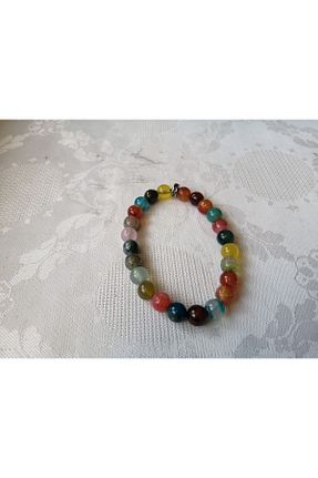دستبند جواهر رنگی زنانه melegim doğaltaş - کد 652722267