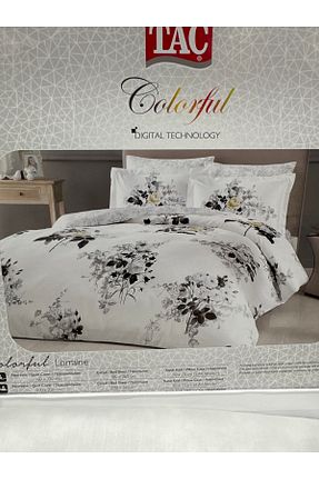 روتختی دونفره طوسی پنبه - ساتن Taç - کد 652784488
