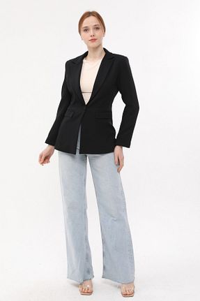 کت مشکی زنانه Relaxed diaves - کد 652803681