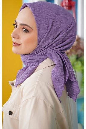 شال بنفش زنانه پنبه ای ekspres - کد 375749516