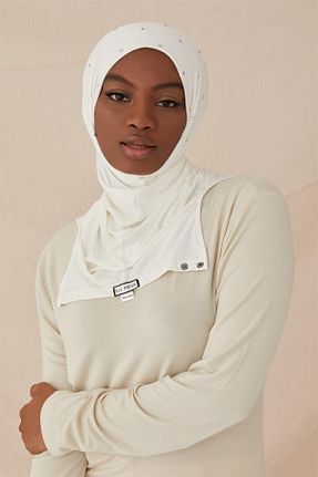 کلاه شنای حجاب سفید زنانه ELF PRIVE - کد 653256071
