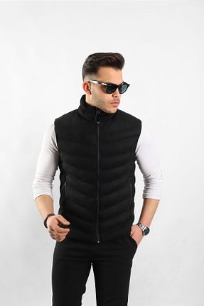 جلیقه مشکی مردانه اسلیم فیت PRİFALDİ - کد 653591626