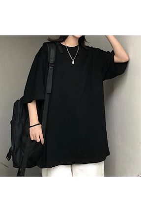 تیشرت مشکی زنانه Relaxed Gofeel - کد 652301554