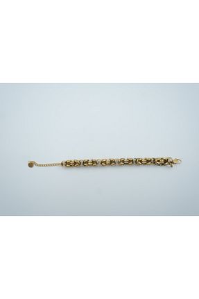 دستبند استیل (فولاد) طلائی زنانه استیل (فولاد) stainless steel - کد 646865839