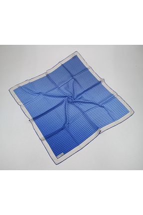 شال آبی زنانه پنبه ای Mısırlı Eşarp - کد 653284159