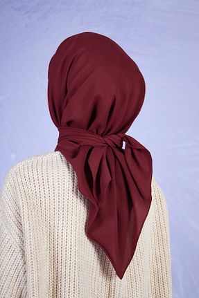 شال زرشکی زنانه پنبه ای Arden Scarf - کد 653293867