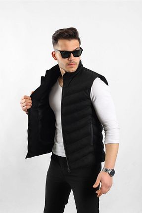 جلیقه مشکی مردانه اسلیم فیت PRİFALDİ - کد 653591626