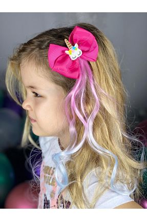 گیره سر صورتی زنانه QUEEN AKSESUAR - کد 85910046