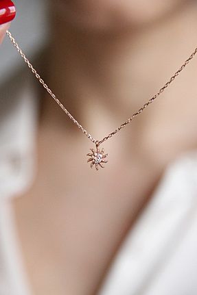 گردنبند نقره صورتی زنانه 925 عیار Argentum Concept - کد 86263400