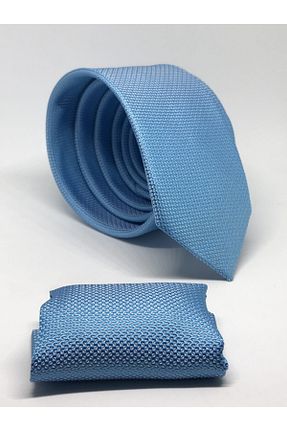کراوات فیروزه ای مردانه پارچه ای Kravat Gezegeni - کد 86822243