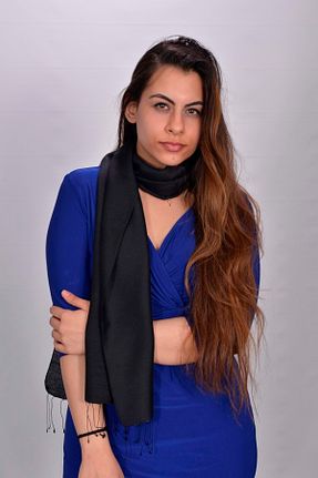 دستمال گردن نارنجی زنانه ابریشم Harbiye Yöresel - کد 86621881