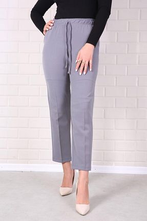 شلوار حجاب طوسی زنانه پنبه ای Essah Moda - کد 87415696