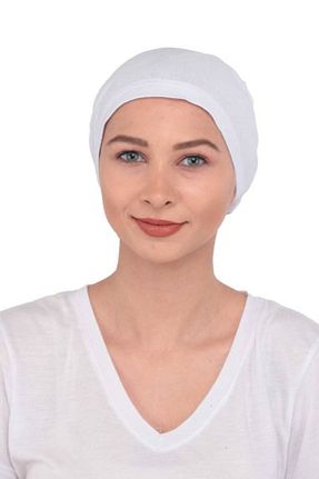 کلاه شنای حجاب نارنجی زنانه Genel Markalar - کد 95905472