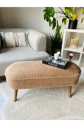 پوف و نیمکت قهوه ای 35 x 90 WEBPANYA - کد 652828170