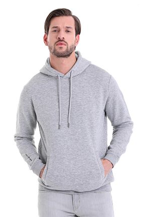 سوئیشرت طوسی مردانه ساده Hatemoğlu - کد 653214803