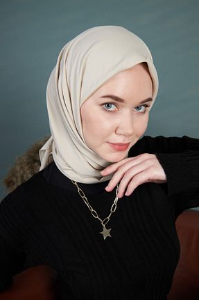 شال بژ زنانه پنبه ای Arden Scarf - کد 653292960