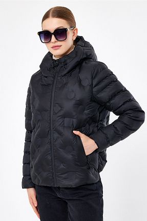 کاپشن مشکی زنانه رگولار Rodi - کد 653425978