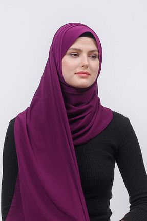 شال بنفش زنانه شیفون Altobeh - کد 653453572