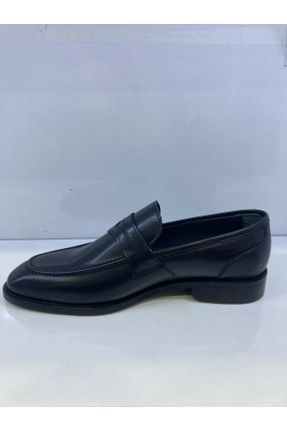 کفش کلاسیک مشکی مردانه چرم طبیعی پاشنه کوتاه ( 4 - 1 cm ) پاشنه ضخیم کد 654270670