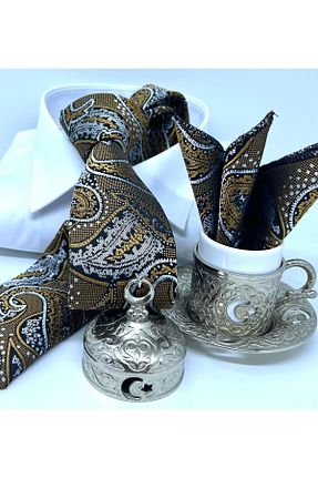 کراوات قهوه ای مردانه بافتنی B