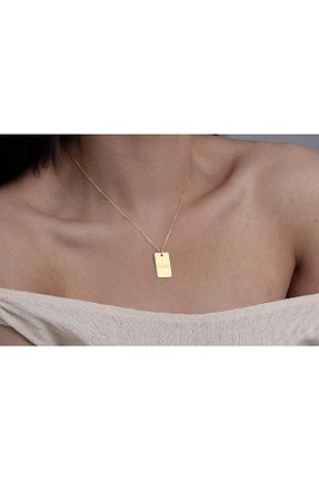 گردنبند نقره طلائی زنانه 925 عیار N!da Jewelry - کد 654296379