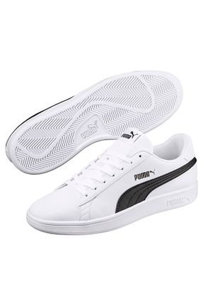کفش اسنیکر سفید زنانه بند دار Puma - کد 653889232