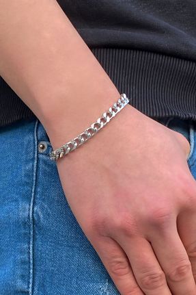 دستبند جواهر مردانه فلزی Dukkanka - کد 653818309