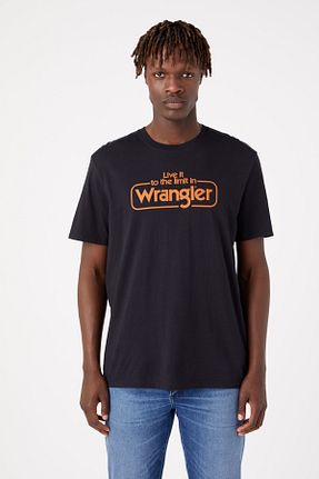 تیشرت مشکی مردانه رگولار Wrangler - کد 654445527