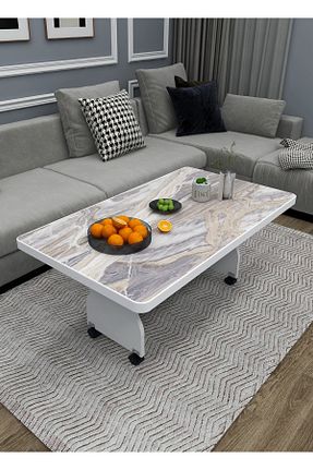 میز جلو مبلی بنفش MDF İnci - کد 654184406