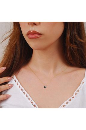 گردنبند نقره طلائی زنانه 925 عیار N!da Jewelry - کد 654702440