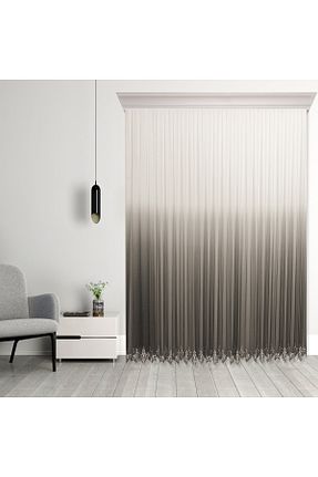پرده توری مشکی ریل دار perhal perde ve halı - کد 655272643